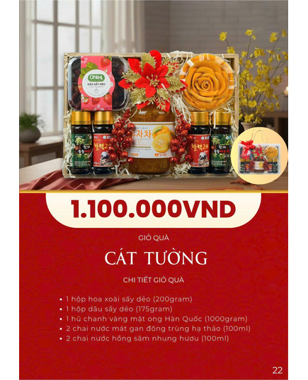 Hình Ảnh Giỏ Quà Tết Sức Khỏe Daesan Xuân 2026 - Cát Tường, 2 hình ảnh - sieuthilamdep.com