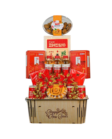 Hình Ảnh Giỏ Quà Tết Sức Khỏe Daesan Xuân 2026 - Phú Quý - sieuthilamdep.com