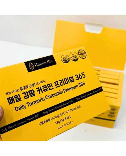 Hình Ảnh Hamin Bio Daily Turmeric Curcumin Premium 365 - Tinh Chất Nghệ Hàn Quốc, 2 hình ảnh - sieuthilamdep.com