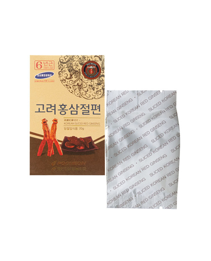 Hình Ảnh Hồng Sâm Thái Lát Tẩm Mật Ong Pocheon Korean Sliced Red Ginseng (10 gói x 20g), 3 hình ảnh - sieuthilamdep.com
