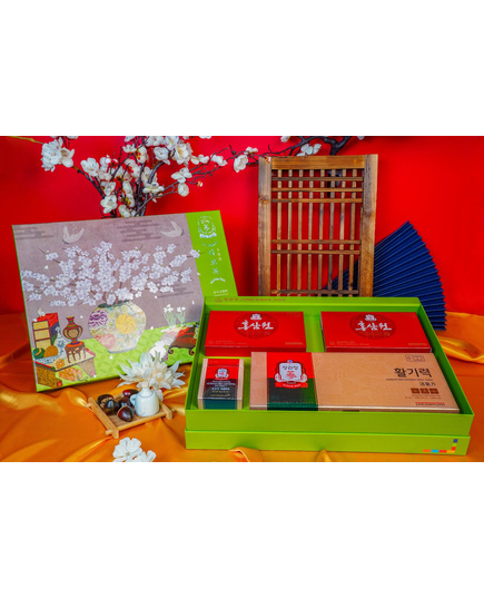 Hình Ảnh Hộp Quà Tết Sức Khỏe KGC Xuân 2026 - Vạn Sự Hanh Thông, 2 hình ảnh - sieuthilamdep.com