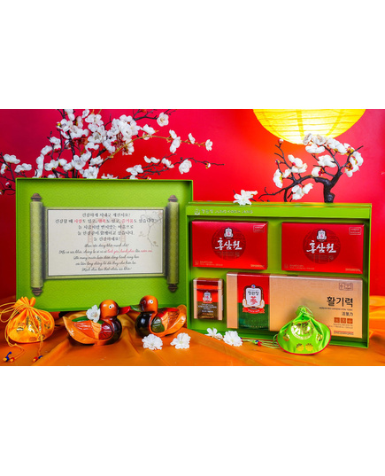 Hình Ảnh Hộp Quà Tết Sức Khỏe KGC Xuân 2026 - Vạn Sự Hanh Thông, 3 hình ảnh - sieuthilamdep.com