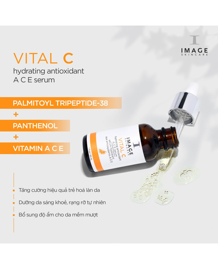 Hình Ảnh Image Skincare Vital C Hydrating Antioxidant ACE Serum - Serum Dưỡng Ẩm Phục Hồi Da, 3 hình ảnh - sieuthilamdep.com