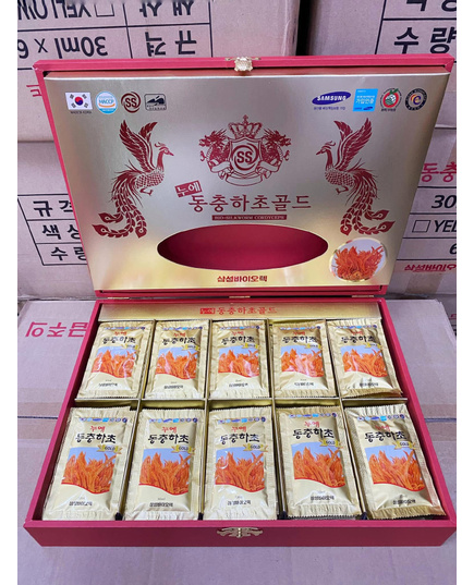 Hình Ảnh Nước Đông Trùng Hạ Thảo Bio-Silkworm Cordyceps Hàn Quốc (Hộp Đỏ), 4 hình ảnh - sieuthilamdep.com