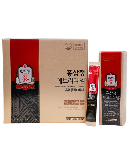Hình Ảnh Nước Hồng Sâm KGC Korean Red Ginseng Extract Everytime (30 gói x 10ml), Tùy Chọn: Everytime Origin - sieuthilamdep.com
