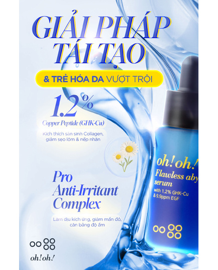 Hình Ảnh Oh!Oh! Flawless Abyss Serum - Tinh Chất Giảm Sẹo Lõm, Chống Lão Hoá, 4 hình ảnh - sieuthilamdep.com