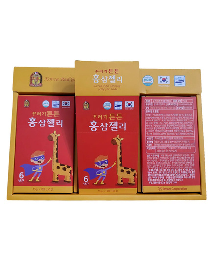 Hình Ảnh Thạch Hồng Sâm Baby Hươu Cao Cổ Dream Korea Red Ginseng Jelly For Kids, 2 hình ảnh - sieuthilamdep.com