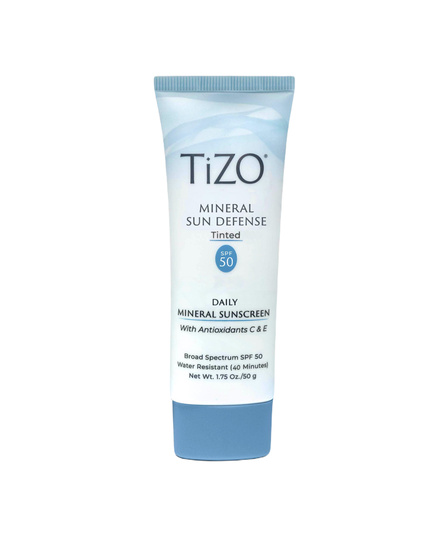 Hình Ảnh TiZO Mineral Sun Defense Tinted SPF50 - Kem Chống Nắng Hàng Ngày - sieuthilamdep.com