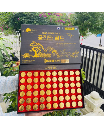 Hình Ảnh Viên Bổ Não Trầm Hương Trường Thọ Hoàn Seoul Bio Pharm Gongjindan Gold, 5 hình ảnh - sieuthilamdep.com