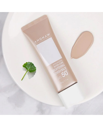 Hình Ảnh Ahohwa After Solution Inten-Cure Brightening Blemish Balm SPF50+ PA+++ Kem Nền Che Khuyết Điểm 3 In 1, 2 hình ảnh - sieuthilamdep.com