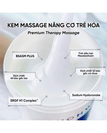 Hình Ảnh Ahohwa First Solution Premium Therapy Massage Cream Kem Massage Hỗ Trợ Nâng Cơ, Trẻ Hoá Da, 2 hình ảnh - sieuthilamdep.com