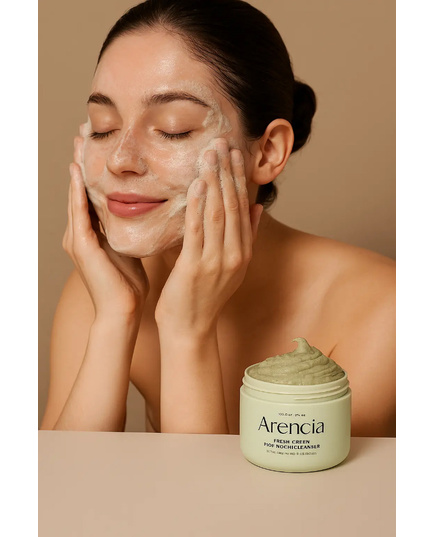 Hình Ảnh Arencia Fresh Green Rice Mochi Cleanser Sữa Rửa Mặt Làm Sạch Bã Nhờn, 3 hình ảnh - sieuthilamdep.com