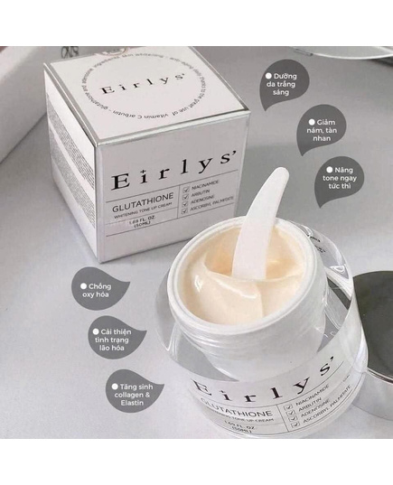 Hình Ảnh Eirlys Glutathione Whitening Tone Cream - Kem Dưỡng Trắng Da, 3 hình ảnh - sieuthilamdep.com