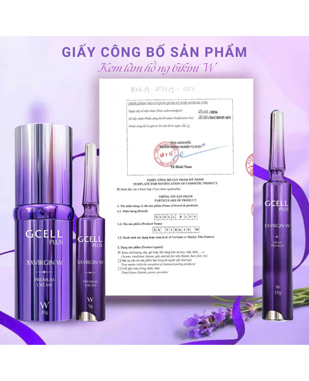 Hình Ảnh GCell Plus XX Virgin Cream Premium W - Kem Dưỡng Hồng Vùng Kín (5gr), Tùy Chọn: 5gr, 4 hình ảnh - sieuthilamdep.com
