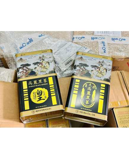 Hình Ảnh Hắc Sâm Củ Khô HG Bio Korean Black Ginseng Hộp Thiếc 300gr, 2 hình ảnh - sieuthilamdep.com