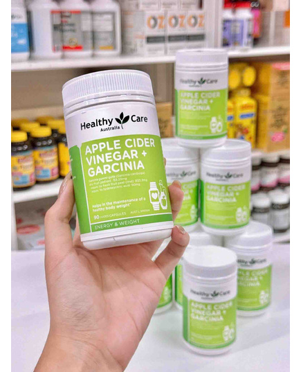 Hình Ảnh Healthy Care Apple Cider Vinegar + Garcinia Viên Giấm Táo, 3 hình ảnh - sieuthilamdep.com
