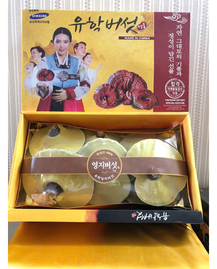 Hình Ảnh Nấm Linh Chi Vàng Thơm New Royal Hộp Quà Tặng Cao Cấp 1kg, 3 hình ảnh - sieuthilamdep.com