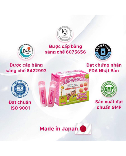 Hình Ảnh Nobitech Junior - Siro Tăng Chiều Cao Nhật Bản (15 ống x 10ml), 5 hình ảnh - sieuthilamdep.com