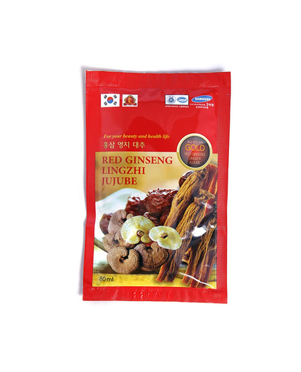 Hình Ảnh Nước Hồng Sâm Linh Chi Táo Đỏ Insam Red Ginseng Lingzhi Jujibe (30 gói x 80ml), 4 hình ảnh - sieuthilamdep.com