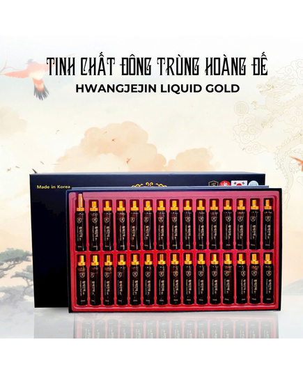 Hình Ảnh Tinh Chất Đông Trùng Hoàng Đế Hwangjejin Liquid Gold Hộp Giấy (60 ống x 20ml), 2 hình ảnh - sieuthilamdep.com