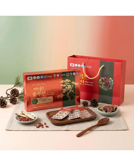 Hình Ảnh Tinh Dầu Thông Đỏ Cao Cấp Hanmi Max Gold Solution Hàn Quốc, 4 hình ảnh - sieuthilamdep.com