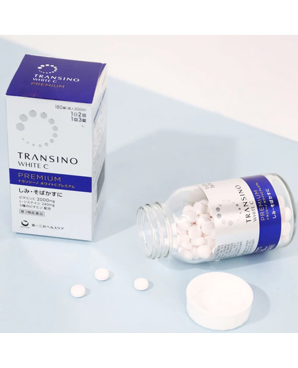 Hình Ảnh Transino White C Premium Viên Uống Trắng Da Mờ Thâm Nám, 3 hình ảnh - sieuthilamdep.com