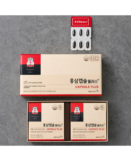Hình Ảnh Viên Hồng Sâm KGC Korean Red GinSeng Capsule Plus 120 Viên, 3 hình ảnh - sieuthilamdep.com