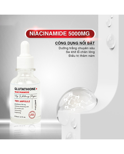 Hình Ảnh Angels Liquid 7 Day Whitening Program Glutathione 700 V-Ample Huyết Thanh Dưỡng Trắng Da, 2 hình ảnh - sieuthilamdep.com