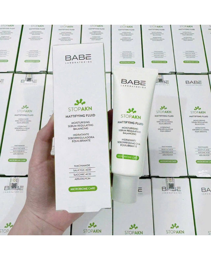 Hình Ảnh Babe Stop AKN Mattifying Fluid Kem Dưỡng Kiềm Dầu, Giảm Mụn, 4 hình ảnh - sieuthilamdep.com