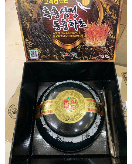 Hình Ảnh Cao Hắc Sâm Đông Trùng Hạ Thảo Ire Red Korea Black Ginseng & Silkworm Mushroom Sap, 4 hình ảnh - sieuthilamdep.com