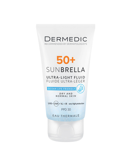 Hình Ảnh Dermedic Sunbrella Ultra-Light SPF50+ Dry And Normal Skin Kem Chống Nắng Phổ Rộng Cho Da Khô Mất Nước, 2 hình ảnh - sieuthilamdep.com