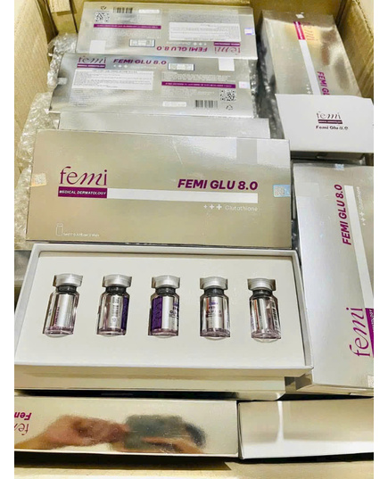 Hình Ảnh FEMI GLU 8.0 Tinh Chất Meso Dưỡng Trắng Da, Mờ Thâm Nám, 2 hình ảnh - sieuthilamdep.com