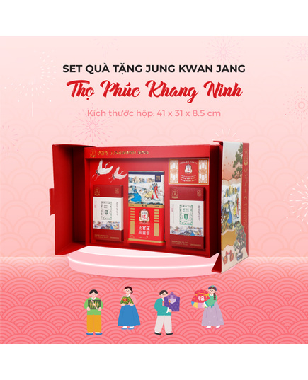 Hình Ảnh Hộp Quà Tặng Trung Thu Hồng Sâm KGC Jung Kwan Jang Thọ Phúc Khang Ninh, 2 hình ảnh - sieuthilamdep.com