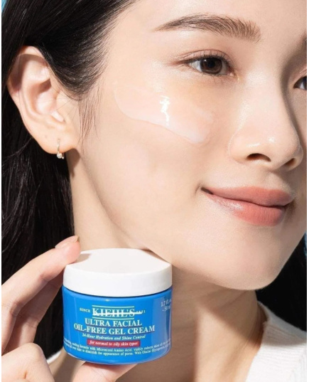 Hình Ảnh Kiehl's Ultra Facial Oil-Free Gel-Cream Kem Dưỡng Cấp Ẩm Kiềm Dầu, Tùy Chọn: 50ml, 3 hình ảnh - sieuthilamdep.com