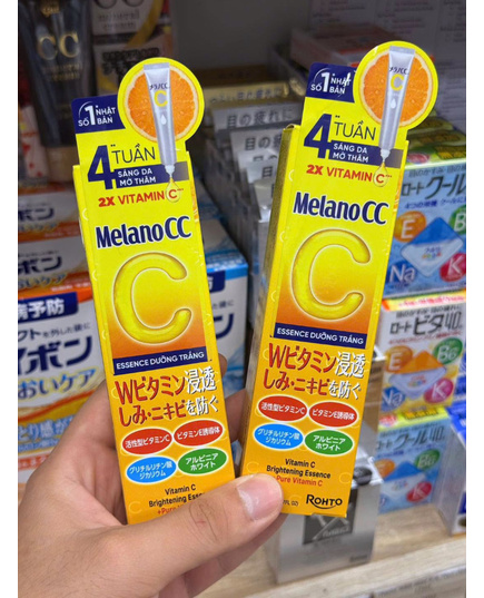 Hình Ảnh Melano CC Vitamin C Brightening Essence Tinh Chất Dưỡng Sáng Da, Ngừa Thâm Nám, 2 hình ảnh - sieuthilamdep.com