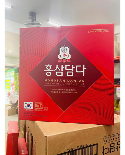 Hình Ảnh Nước Hồng Sâm KGC Jung Kwan Jang Hongsam Dam Da Korean Red Ginseng Drink, 5 hình ảnh - sieuthilamdep.com