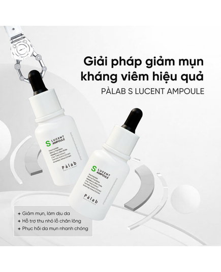Hình Ảnh Palab S Lucent Ampoule Tinh Chất Kiềm Dầu, Kháng Viêm, Giảm Mụn, 2 hình ảnh - sieuthilamdep.com