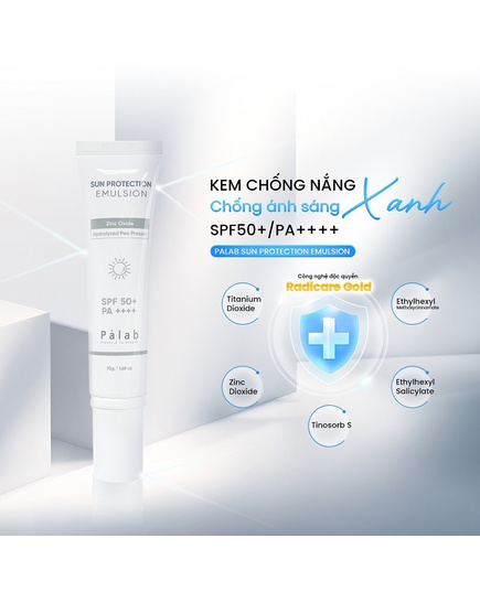 Hình Ảnh Palab Sun Protection Emulsion SPF50+ PA++++ Kem Chống Nắng Bảo Vệ Da Toàn Diện, 2 hình ảnh - sieuthilamdep.com