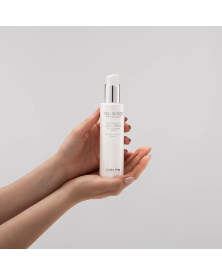 Hình Ảnh Swissline Cell Shock Age Intelligence Skin-Friendly Milk Cleanser Sữa Rửa Mặt Dịu Nhẹ, 2 hình ảnh - sieuthilamdep.com