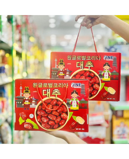 Hình Ảnh Táo Đỏ Sấy Khô One Global Korea Hàn Quốc 1kg, 2 hình ảnh - sieuthilamdep.com
