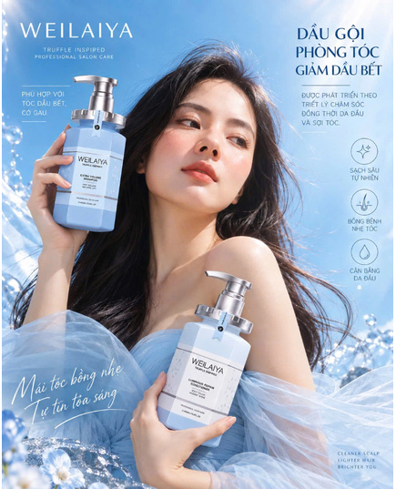 Hình Ảnh Weilaiya Extra Volume & Luminous Repair Bộ Dầu Gội Xả Giảm Dầu Thừa, Phục Hồi Tóc Nấm Truffle, 2 hình ảnh - sieuthilamdep.com