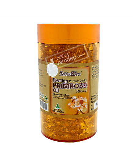 Hình Ảnh Viên Uống Tinh Dầu Hoa Anh Thảo Golden Care Everning Primrose Oil (1000mg x 365 Viên) - sieuthilamdep.com