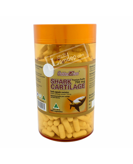 Hình Ảnh Viên Uống Bổ Khớp Golden Care Shark Cartilage (750 mg x 365 Viên) - sieuthilamdep.com