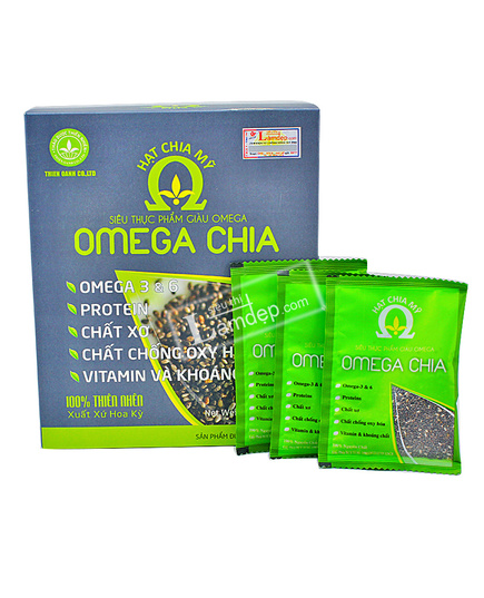 Hình Ảnh Hạt Chia Mỹ Omega Chia ( 33 gói x 15gr), 2 hình ảnh - sieuthilamdep.com