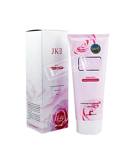 Hình Ảnh Sữa Rửa Mặt Hoa Hồng JK-II Organic Rose Facial Cleanser 200g - sieuthilamdep.com