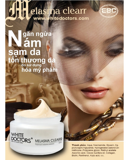 Hình Ảnh Kem Trị Nám, Sạm Da Thể Nhẹ White Doctors Melasma Clear, 6 hình ảnh - sieuthilamdep.com Hình Ảnh Kem Trị Nám, Sạm Da Thể Nhẹ White Doctors Melasma Clear, 6 hình ảnh - sieuthilamdep.com