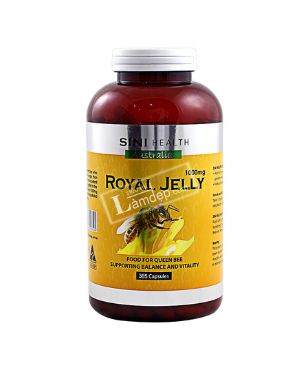 Hình Ảnh Sữa Ong Chúa Úc Sini Health Royal Jelly (365 Viên x 1000mg) - sieuthilamdep.com