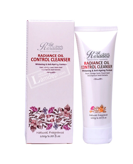 Hình Ảnh Sửa Rửa Mặt Trắng Da, Chống Lão Hóa Rosanna Radiance Oil Control Cleanser 100g, 2 hình ảnh - sieuthilamdep.com Hình Ảnh Sửa Rửa Mặt Trắng Da, Chống Lão Hóa Rosanna Radiance Oil Control Cleanser 100g, 2 hình ảnh - sieuthilamdep.com