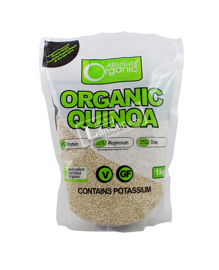 Hình Ảnh Hạt Diêm Mạch Organic Quinoa Của Úc Absolute Organic (1kg) - sieuthilamdep.com