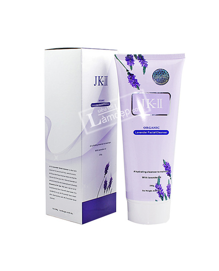 Hình Ảnh Sữa Rửa Mặt Tinh Dầu Hoa Oải Hương JK-II Organic Lavender Facial Cleanser 200g - sieuthilamdep.com